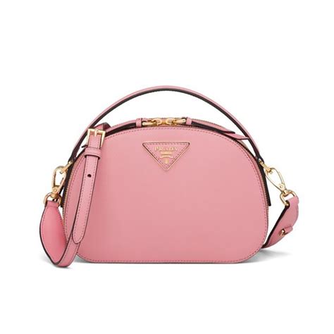 prada odette bag pink|Powder Pink Saffiano Leather Prada Odette Bag .